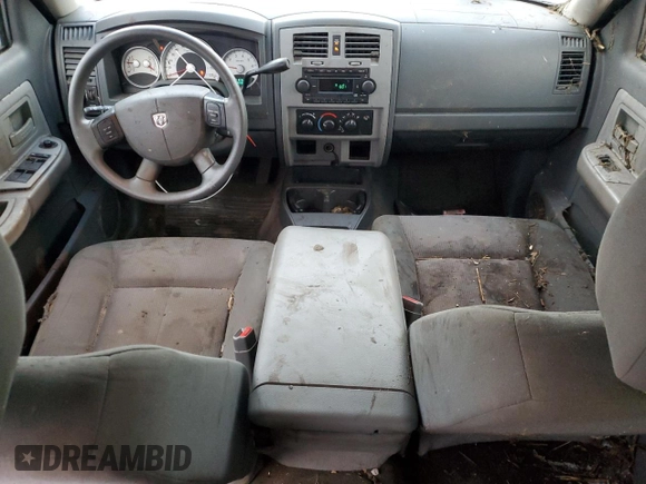 2005 Dodge Dakota SLT with VIN 1D7HE48K65S138533, listed as a Copart auction lot 88745565 with 87,046 mi miles and Clean Title. Bid and sale history available at DreamBid. Image 8.