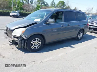 2007 Honda Odyssey EX-L с VIN 5FNRL386X7B421678, выставлен на аукционе IAAI как лот 41863509 с пробегом 190 969 миль миль и . История ставок и продаж доступна на DreamBid. Изображение 2.