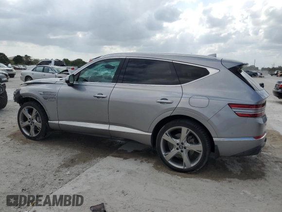 2022 Genesis GV80 with VIN KMUHCESC0NU084316, listed as a Copart auction lot 51074605 with 56,261 mi miles and Non Repairable. Bid and sale history available at DreamBid. Image 2.