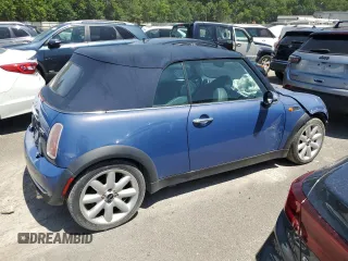 2005 MINI Convertible z VIN WMWRF33435TF60350, wystawiony jako Copart lot #50545005 z przebiegiem 91 078 mil mil oraz Szkoda całkowita • Salvage title. Historia ofert i sprzedaży dostępna na DreamBid. Obrazek 3.