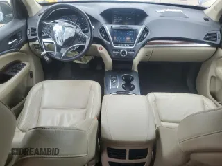 2018 Acura MDX Technology with VIN 5J8YD4H51JL001576, listed as a Copart auction lot 57646995 with 98,295 mi miles and Salvage title. Bid and sale history available at DreamBid. Image 8.