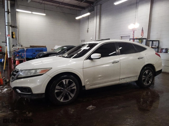 2013 Honda Crosstour EX-L with VIN 5J6TF2H54DL003294, listed as a Copart auction lot 44439775 with 0 mi miles and Salvage Title. Bid and sale history available at carsss.com. Image 1.