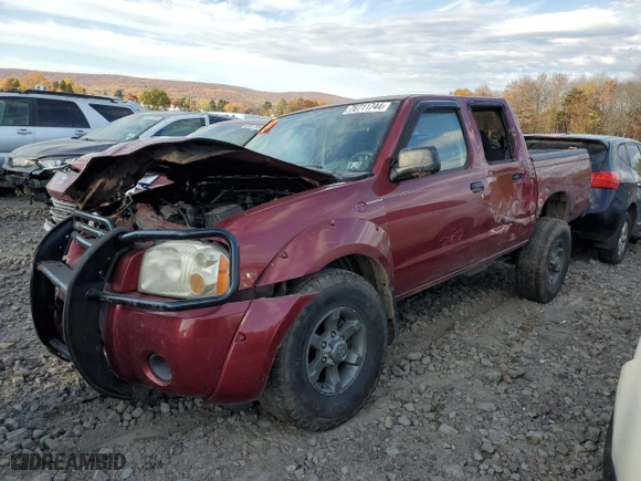 2004 Nissan Frontier 4WD XE with VIN 1N6ED27Y54C457700, listed as a Copart auction lot 76711744 with 0 miles and Salvage Title. Bid and sale history available at carsss.com. Image 1.
