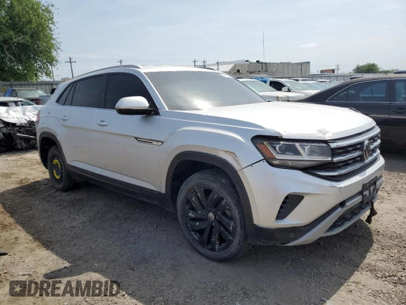 2022 Volkswagen Atlas SE with VIN 1V2HE2CA1NC221308, listed as a Copart auction lot 54769555 with Not provided miles and Clean title. Bid and sale history available at DreamBid. Image 4.