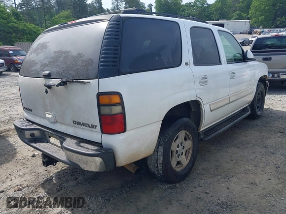 2005 Chevrolet Tahoe Z71 with VIN 1GNEC13T45R101304, listed as a IAAI auction lot 42229835 with 318,175 mi miles and . Bid and sale history available at DreamBid. Image 4.