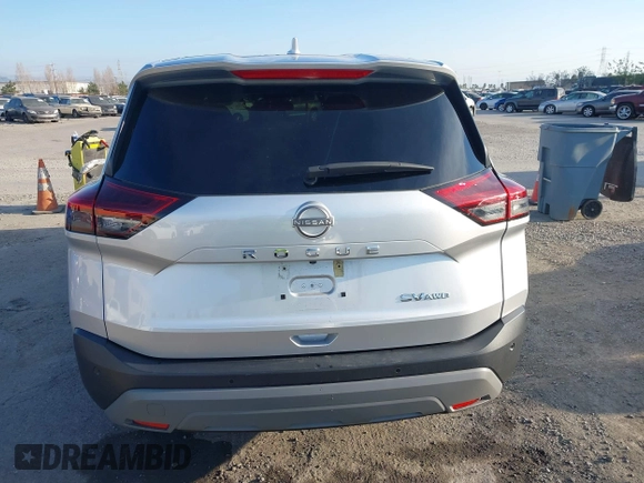 2023 Nissan Rogue SV with VIN 5N1BT3BB3PC792911, listed as a IAAI auction lot 41471799 with 23,093 mi miles. Bid and sale history available at carsss.com. Image 16.