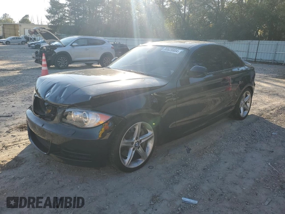 2010 BMW 1 Series 135i with VIN WBAUC7C50AVK96552, listed as a Copart auction lot 80628804 with 94,457 mi miles and Salvage Title. Bid and sale history available at carsss.com. Image 1.