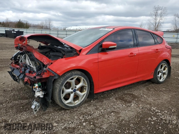 2014 Ford Focus ST with VIN 1FADP3L92EL397487, listed as a Copart auction lot 50367105 with 90,495 mi miles and Salvage Title. Bid and sale history available at carsss.com. Image 1.