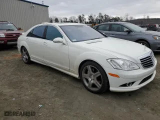 2009 Mercedes-Benz S-Class 5.5L V8 with VIN WDDNG71X59A245895, listed as a Copart auction lot 44046305 with 126,026 mi miles and Salvage Title. Bid and sale history available at carsss.com. Image 4.