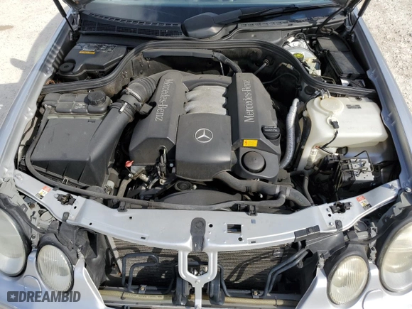 2002 Mercedes-Benz CLK-Class with VIN WDBLK65G92T092886, listed as a Copart auction lot 78297224 with 0 mi miles and Salvage Title. Bid and sale history available at carsss.com. Image 11.