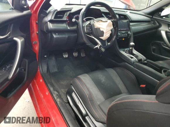 2018 Honda Civic Si Coupe with VIN 2HGFC3A57JH758431, listed as a Copart auction lot 51322505 with 93,587 mi miles and Salvage Title. Bid and sale history available at carsss.com. Image 8.