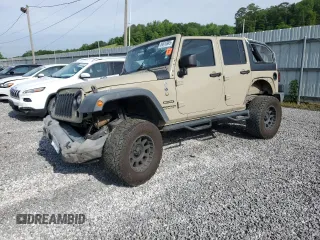 2017 Jeep Wrangler Unlimited Sport with VIN 1C4BJWDG6HL730912, listed as a Copart auction lot 54616995 with Not provided miles and Salvage title. Bid and sale history available at DreamBid. Image 1.