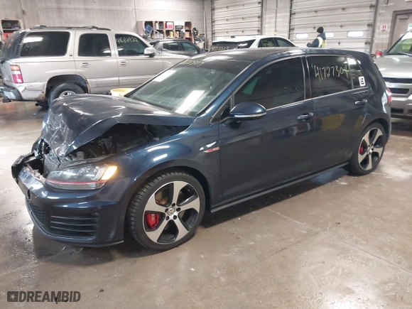 2017 Volkswagen Golf GTI S with VIN 3VW447AU9HM056346, listed as a IAAI auction lot 41727304 with 51,566 mi miles. Bid and sale history available at carsss.com. Image 17.