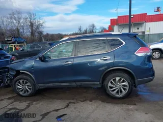 2015 Nissan Rogue S with VIN 5N1AT2MV3FC805183, listed as a IAAI auction lot 41211270 with 129,971 mi miles. Bid and sale history available at carsss.com. Image 15.