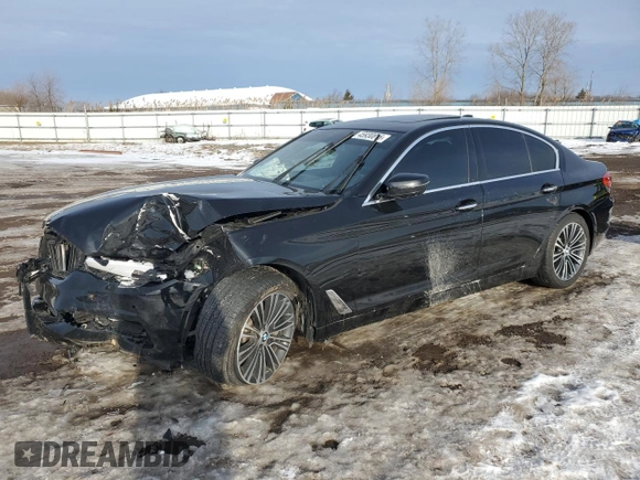 2017 BMW 5 Series 530i xDrive with VIN WBAJA7C39HG905000, listed as a Copart auction lot 45930815 with 66,204 mi miles and Salvage Title. Bid and sale history available at carsss.com. Image 1.