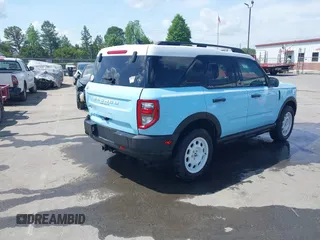 2023 Ford Bronco Sport Heritage with VIN 3FMCR9G63PRE21640, listed as a IAAI auction lot 42057428 with 29,628 mi miles and . Bid and sale history available at DreamBid. Image 4.