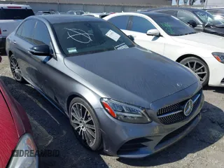 2021 Mercedes-Benz C 300 with VIN W1KWF8DB5MR631210, listed as a IAAI auction lot 41769613 with 30,300 mi miles and . Bid and sale history available at carsss.com. Image 1.