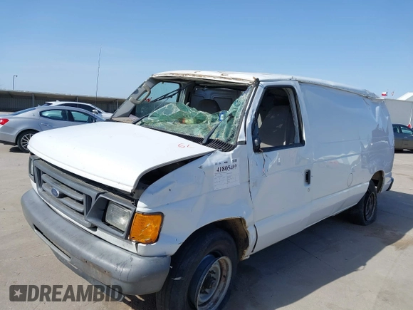 2007 Ford Econoline Cargo with VIN 1FTSE34L07DA95727, listed as a IAAI auction lot 41805499 with Not Provided miles and . Bid and sale history available at carsss.com. Image 6.