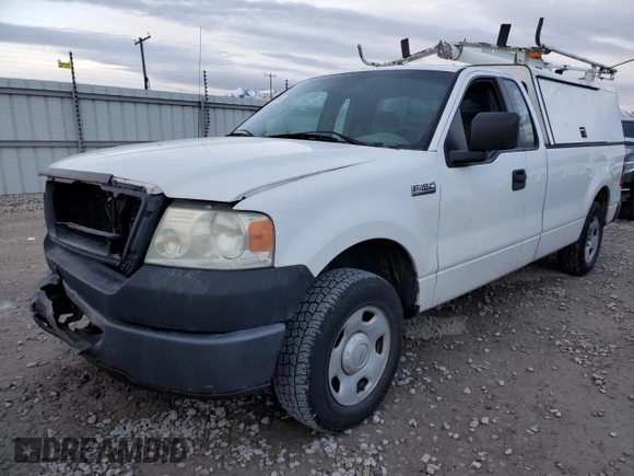 2007 Ford F-150 XL with VIN 1FTRF12W67KD15350, listed as a Copart auction lot 84748464 with 217,276 mi miles and Salvage Title. Bid and sale history available at carsss.com. Image 1.