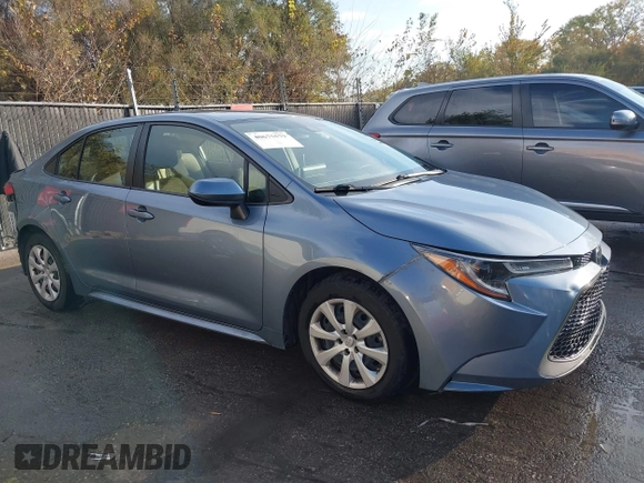 2021 Toyota Corolla LE with VIN JTDEPMAE8MJ173753, listed as a IAAI auction lot 40675579 with 107,086 mi miles. Bid and sale history available at carsss.com. Image 13.