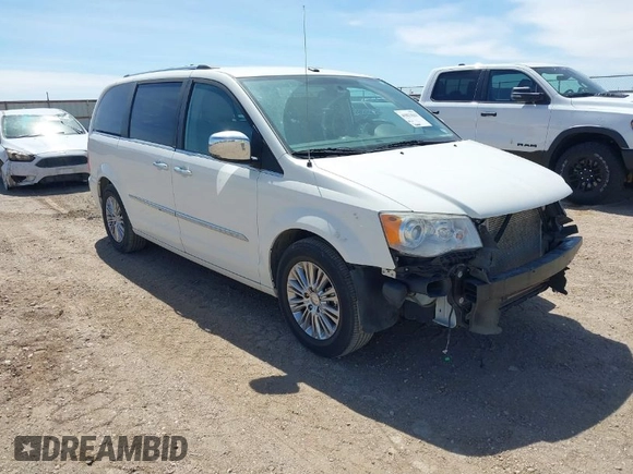2011 Chrysler Town & Country Limited with VIN 2A4RR6DG2BR611268, listed as a IAAI auction lot 41853613 with 99,859 mi miles. Bid and sale history available at carsss.com. Image 1.