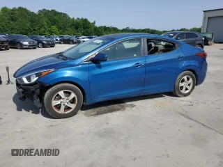 2015 Hyundai Elantra SE z VIN 5NPDH4AEXFH652096, wystawiony jako Copart lot #56698115 z przebiegiem 163 316 mil mil oraz Szkoda całkowita • Salvage title. Historia ofert i sprzedaży dostępna na DreamBid. Obrazek 1.