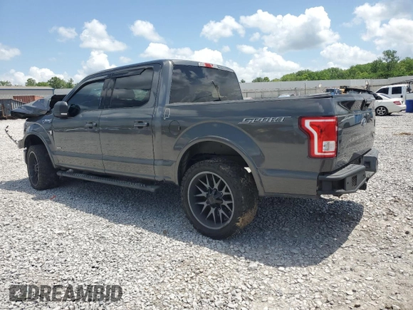 2015 Ford F-150 XL with VIN 1FTEW1CG8FFB76903, listed as a Copart auction lot 55628185 with Not provided miles and Salvage title. Bid and sale history available at DreamBid. Image 2.