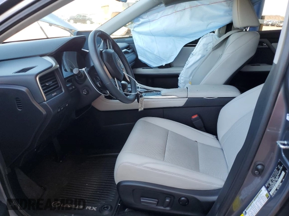 2020 Lexus RX with VIN 2T2AGMDAXLC048248, listed as a Copart auction lot 67398504 with 15,946 mi miles and Salvage Title. Bid and sale history available at carsss.com. Image 7.