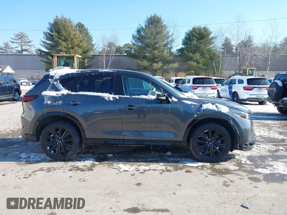 2022 Mazda CX-5 2.5 Turbo with VIN JM3KFBAY1N0526661, listed as a IAAI auction lot 41350659 with 22,963 mi miles and . Bid and sale history available at carsss.com. Image 13.