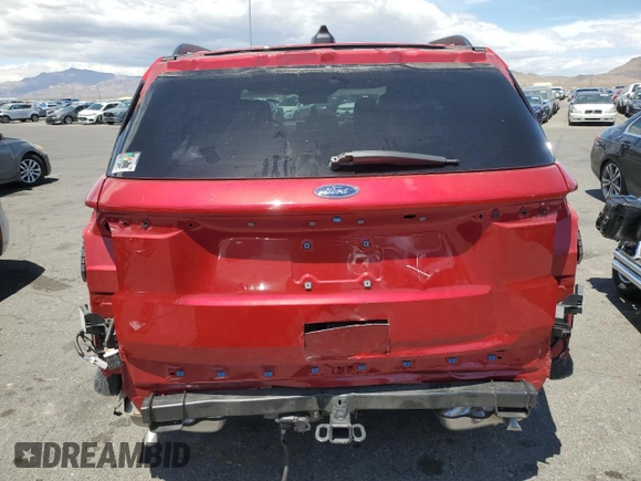 2025 Ford Explorer ST-Line with VIN 1FMUK7KH9SGA40462, listed as a Copart auction lot 54848405 with 8,111 mi miles and Salvage title. Bid and sale history available at DreamBid. Image 6.