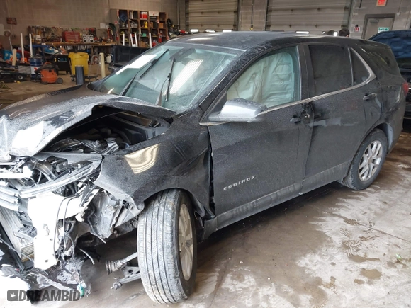 2022 Chevrolet Equinox LT with VIN 2GNAXKEV9N6104511, listed as a IAAI auction lot 41661345 with 33,568 mi miles. Bid and sale history available at carsss.com. Image 17.