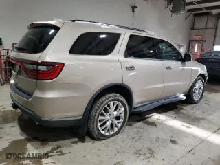 2015 Dodge Durango Citadel with VIN 1C4RDJEG7FC870102, listed as a Copart auction lot 87035474 with 97,586 mi miles and Salvage Title. Bid and sale history available at carsss.com. Image 3.