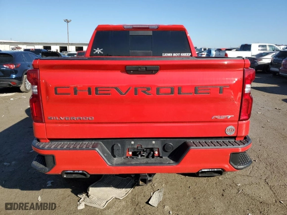 2019 Chevrolet Silverado 1500 RST with VIN 1GCUYEED1KZ286068, listed as a Copart auction lot 45991155 with 53,102 mi miles and Salvage Title. Bid and sale history available at carsss.com. Image 6.