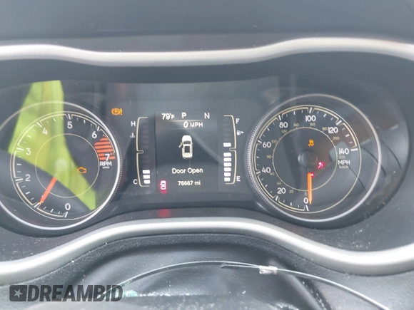 2018 Jeep Cherokee Latitude Plus with VIN 1C4PJLLBXJD590695, listed as a IAAI auction lot 39653845 with 76,667 mi miles and . Bid and sale history available at DreamBid. Image 7.
