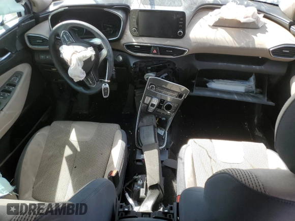 2022 Hyundai Santa Fe SEL z VIN 5NMS2DAJ3NH469026, wystawiony jako Copart lot #49979275 z przebiegiem Nie podano mil oraz Szkoda całkowita • Salvage title. Historia ofert i sprzedaży dostępna na DreamBid. Obrazek 8.