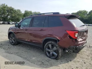 2019 Honda Passport Touring with VIN 5FNYF8H9XKB026631, listed as a Copart auction lot 61037545 with 54,041 mi miles and Salvage title. Bid and sale history available at DreamBid. Image 2.