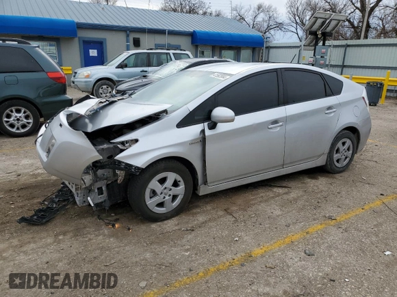 2011 Toyota Prius I with VIN JTDKN3DU5B0321950, listed as a Copart auction lot 41563984 with 169,431 mi miles and Salvage title. Bid and sale history available at DreamBid. Image 1.
