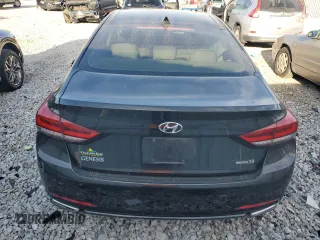 2016 Hyundai Genesis 3.8L with VIN KMHGN4JE0GU128559, listed as a Copart auction lot 70786924 with 84,452 mi miles and Salvage Title. Bid and sale history available at carsss.com. Image 6.