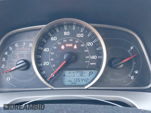 2013 Toyota RAV4 LE with VIN 2T3ZFREV9DW014429, listed as a IAAI auction lot 41591720 with 135,442 mi miles. Bid and sale history available at carsss.com. Image 16.