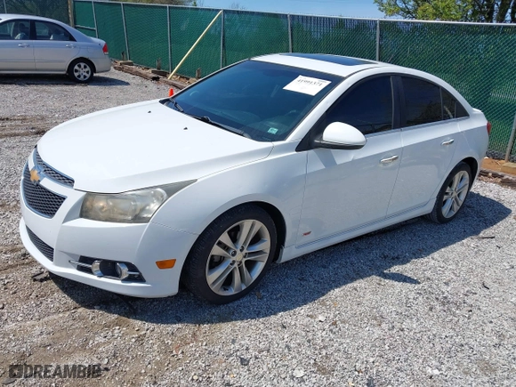 2011 Chevrolet Cruze LTZ with VIN 1G1PH5S9XB7206932, listed as a IAAI auction lot 41991371 with 164,240 mi miles. Bid and sale history available at carsss.com. Image 2.