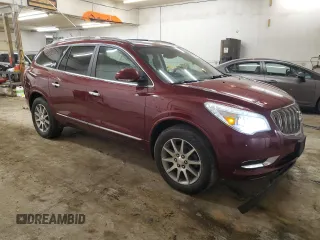 2015 Buick Enclave Leather with VIN 5GAKVBKD7FJ368847, listed as a Copart auction lot 48208815 with 135,176 mi miles and Salvage Title. Bid and sale history available at carsss.com. Image 4.
