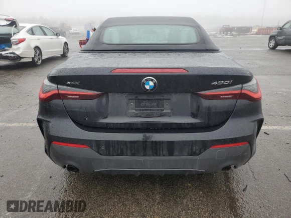 2023 BMW 4 Series 430i xDrive with VIN WBA43AT09PCL18313, listed as a Copart auction lot 45157215 with 20,055 mi miles and Salvage Title. Bid and sale history available at DreamBid. Image 6.