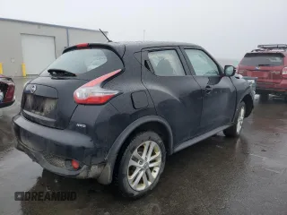 2016 Nissan Juke S with VIN JN8AF5MV0GT654855, listed as a Copart auction lot 47583385 with 113,628 mi miles and Salvage Title. Bid and sale history available at carsss.com. Image 3.