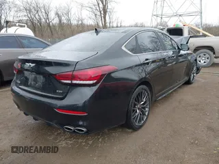 2019 Genesis G80 Sport with VIN KMTFN4JB9KU321079, listed as a IAAI auction lot 41822859 with 71,001 mi miles and . Bid and sale history available at carsss.com. Image 4.