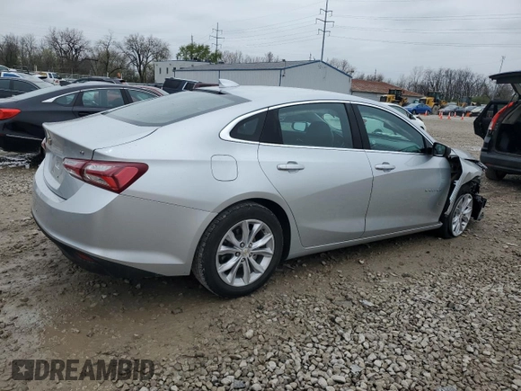 2022 Chevrolet Malibu LT with VIN 1G1ZD5ST8NF115135, listed as a Copart auction lot 52005115 with 94,651 mi miles and Salvage Title. Bid and sale history available at DreamBid. Image 3.