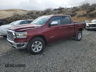 2022 Ram 1500 Laramie with VIN 1C6SRFJT3NN248495, listed as a Copart auction lot 50096355 with 87,034 mi miles and Salvage title. Bid and sale history available at DreamBid. Image 1.