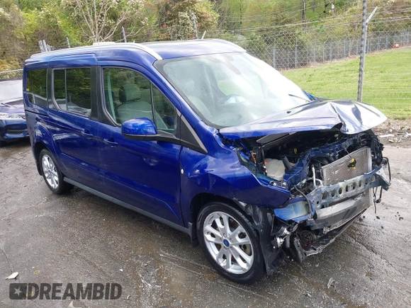2014 Ford Transit Connect Titanium z VIN NM0GE9G71E1154836, wystawiony jako IAAI lot #41987838 z przebiegiem 120 834 mil mil oraz . Historia ofert i sprzedaży dostępna na DreamBid. Obrazek 1.