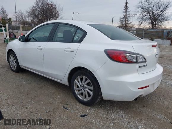 2013 Mazda 3 i Touring with VIN JM1BL1V72D1750785, listed as a IAAI auction lot 41120177 with 86,215 mi miles and . Bid and sale history available at carsss.com. Image 3.