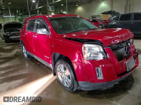 2015 GMC Terrain SLT with VIN 2GKALTEK6F6282849, listed as a Copart auction lot 46996305 with 83,216 mi miles and Salvage title. Bid and sale history available at DreamBid. Image 14.