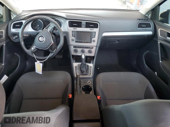2017 Volkswagen Golf SportWagen S with VIN 3VW017AU0HM503220, listed as a Copart auction lot 61067774 with 41,155 mi miles and Salvage Title. Bid and sale history available at carsss.com. Image 8.